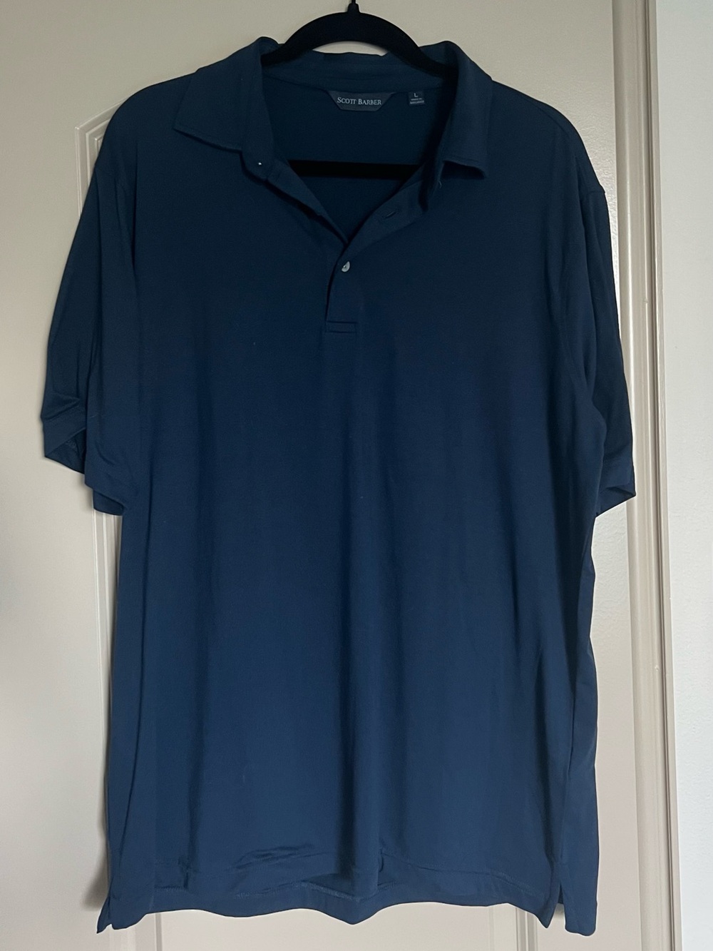 Scott Barber Men's Navy Polo Shirt